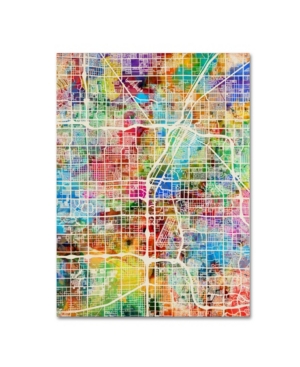 UPC 886511850514 product image for Michael Tompsett 'Las Vegas City Street Map' Canvas Art - 24