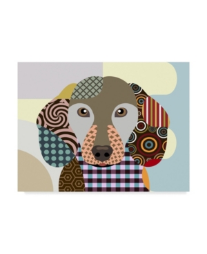 Trademark Global Lanre Adefioye 'dachshund' Canvas Art In Multi