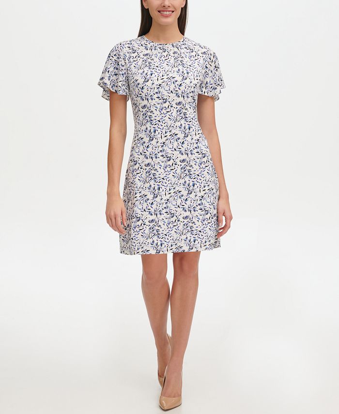 Tommy Hilfiger Printed Jersey Dress - Macy's