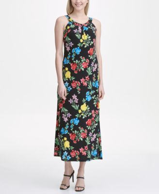 Calvin Klein - Floral-Print Maxi Dress
