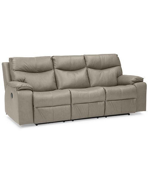 Furniture Ronse 88 Leather Sofa With 2 Power Recliners Reviews