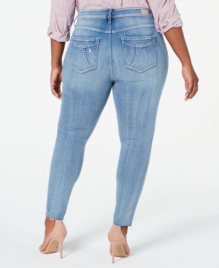 Seven7 Jeans Trendy Plus Size High-Rise Skinny Jeans - Macy's