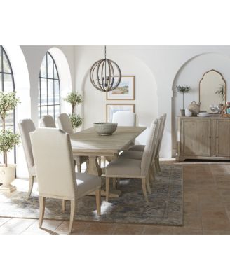 Rachael Ray Monteverdi Dining Furniture, 9-Pc. Set (Table & 8 Upholstered Side Chairs)