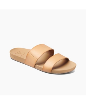 Reef Cushion Vista Pool Slides Women's Shoes In Natural