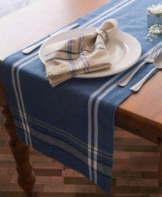 Chambray French Stripe Table Runner 14" x 72"