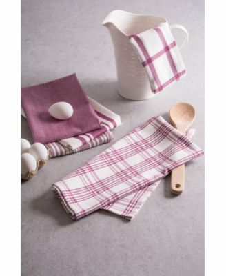 Assorted Woven Dishtowel, Set of 5