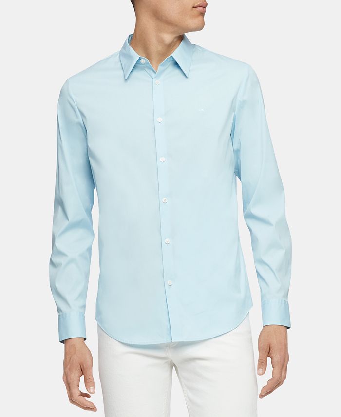 Calvin Klein Men's Long Sleeve Shirt - Macy's