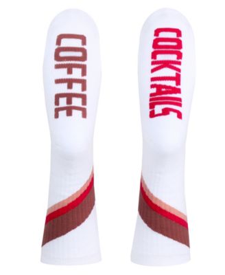 COSMOStyle by Cosmopolitan - CosmopolitanLadies Crew Socks  COFFEE COCKTAILS