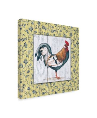 Trademark Global Lisa Audit 'Rustic Rooster 1' Canvas Art - 14" x 14"