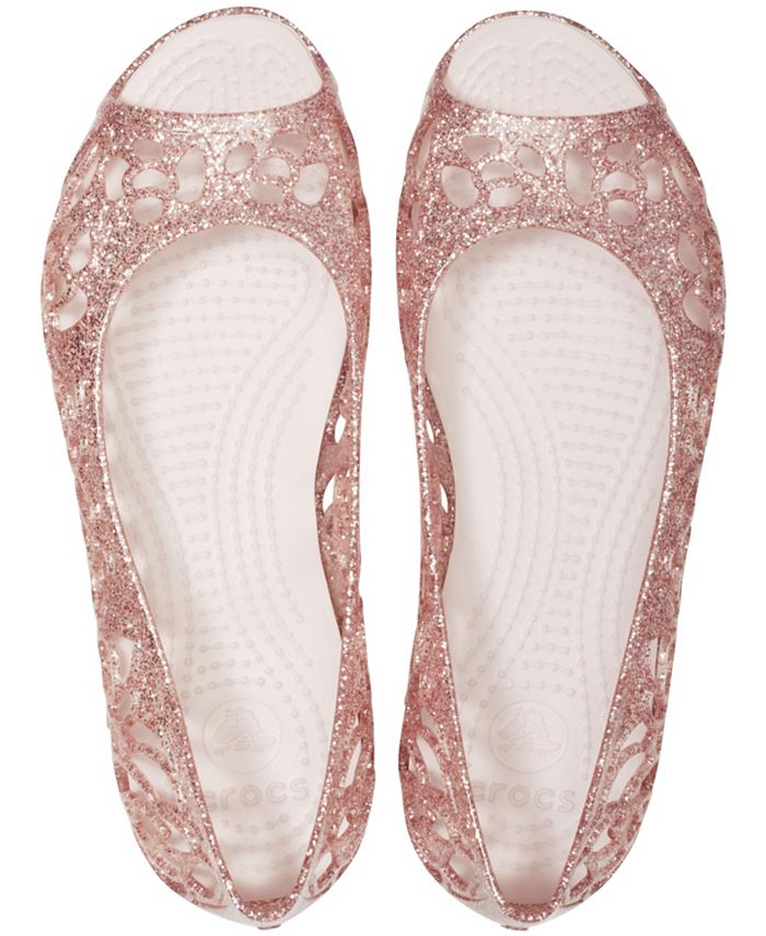 Crocs Little & Big Girls Isabella Glitter Flat Macy's