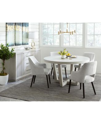 aspen 6 seater round dining set