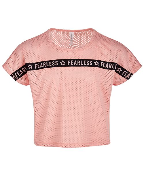Ideology Big Girls Mesh Skimmer T Shirt Created For Macy S
