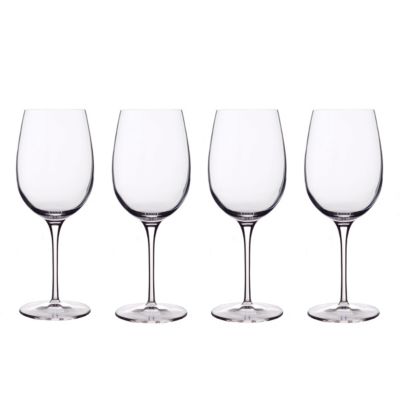 Glassware, Set of 4 Crescendo Bordeaux Glasses