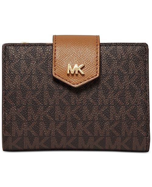 Michael Kors Signature Snap Billfold Wallet & Reviews - Handbags ...