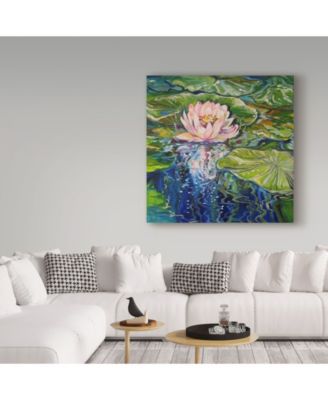 Marcia Baldwin 'Sweet Lotus' Canvas Art - 24" x 24"