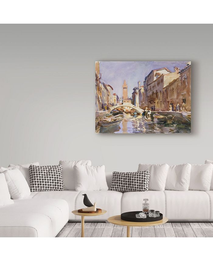 Trademark Global John Singer Sargent 'Venetian Canal' Canvas Art - 32 ...