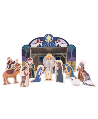 Melissa and Doug - Kids Toys, Wooden Nativity Set