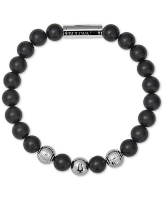 Movado men's beaded online bracelet