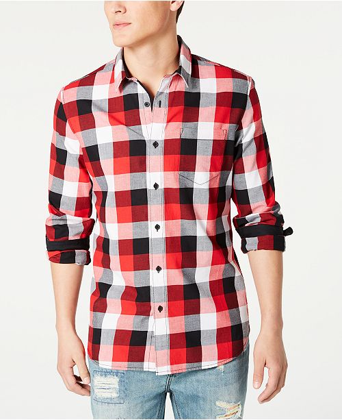 Men S Milford Regular Fit Check Shirt Created For Macy S