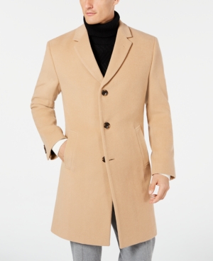 Nautica Men's Barge Classic Fit Wool/Cashmere Blend Solid Overcoat