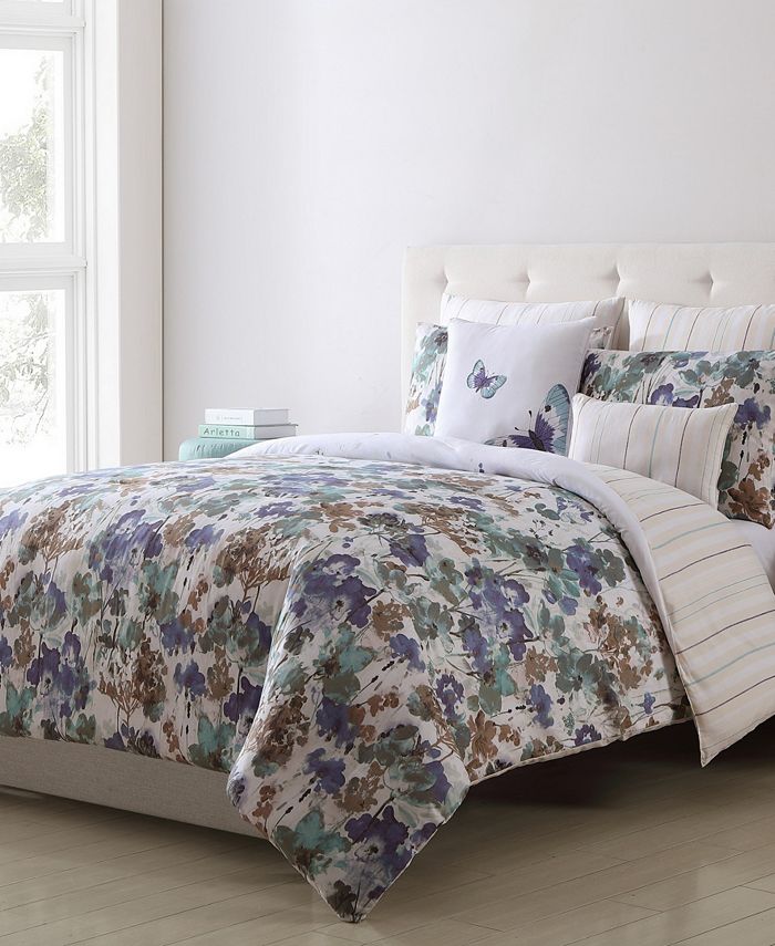 VCNY Home Frances 7-Pc. Full/Queen Comforter Set - Macy's