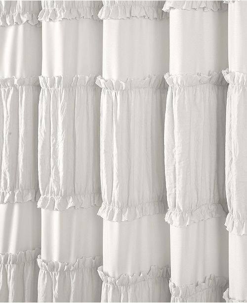Lush Decor Nova Ruffle 72 X 72 Shower Curtain Reviews Shower