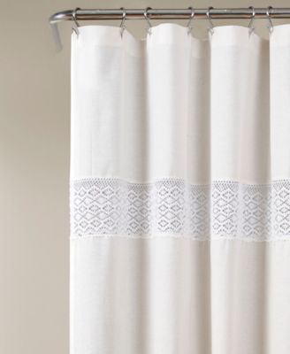 Dana Lace Shower Curtain, 72" x 72"