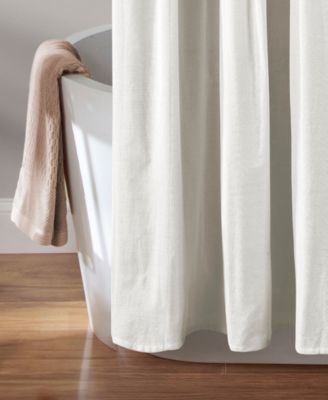 Linen Button Shower Curtain, 72" x 72"