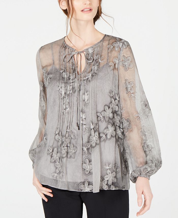 Macy's shop chiffon blouses