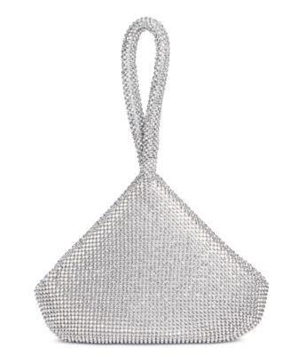 Petra Metal Mesh Evening Purse | SG Liquid Silver Bag