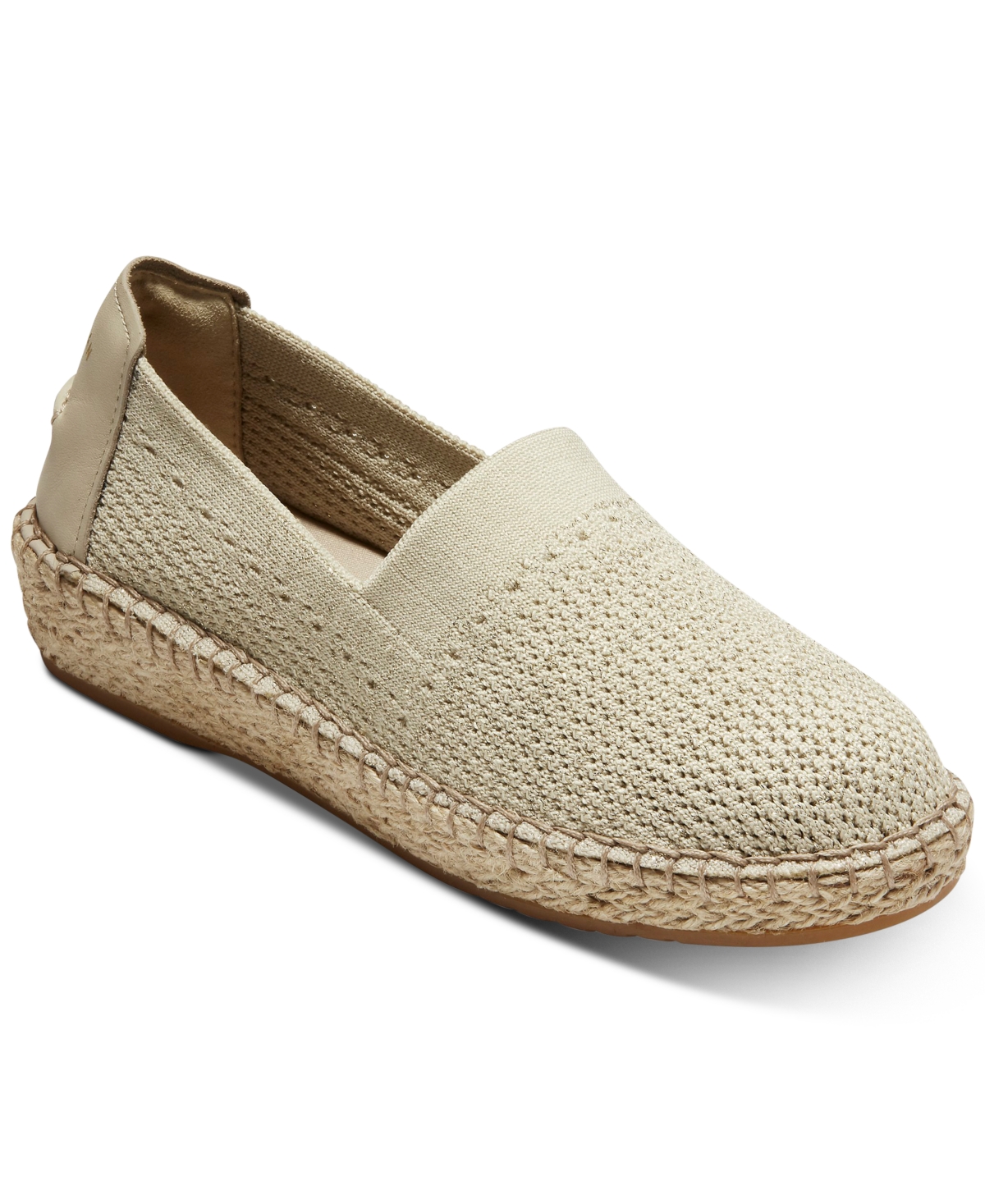 Cole Haan Cloudfeel Stitchlite Slip-on Espadrilles In Beige