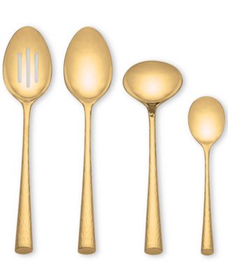 Set D'hôtesse Lenox Colin Cowie • Golden Insignia • 4 Pièces • Argenté • Neuf