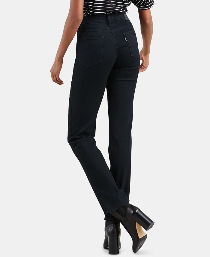 Levi's 724 High-Rise Straight-Leg Jeans - Macy's