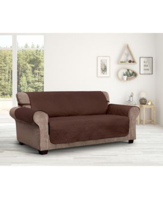 P/Kaufmann Home - Innovative Textile Solutions Belmont Leaf Secure Fit XL Sofa Furniture Cover Slipcover
