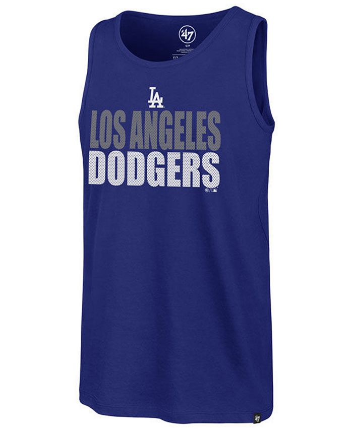 '47 Brand Men's Los Angeles Dodgers Splitter Stacked Tank - Macy's