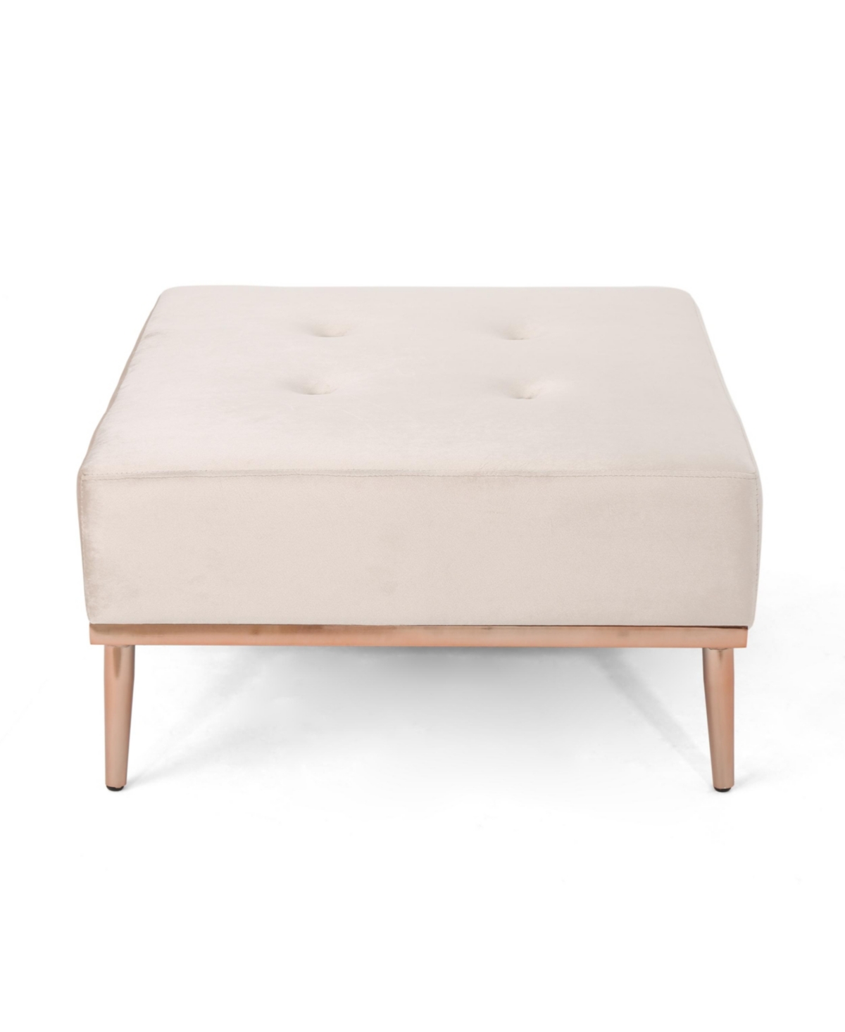 Shop Noble House Amman Ottoman In Champagne