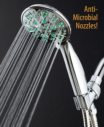 Aquadance - Antimicrobial/Anti-Clog High-Pressure 6-setting Hand Shower