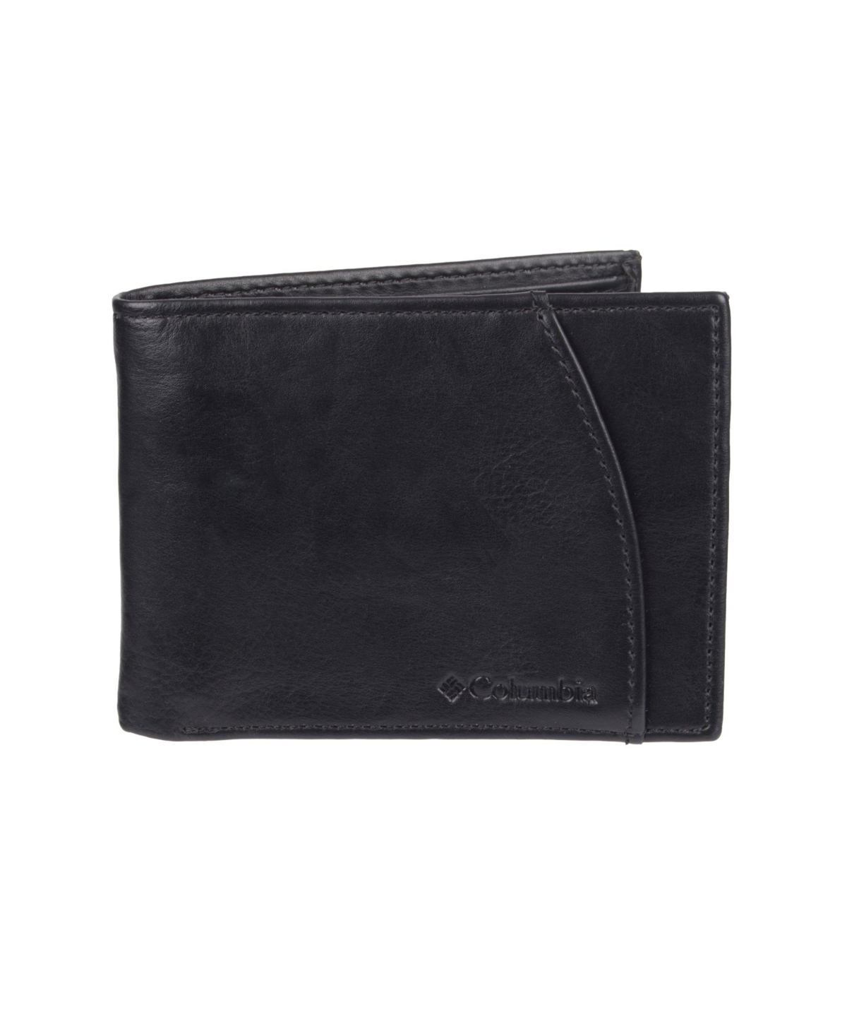 Rfid Extra-Capacity Slimfold Men's Wallet - Black