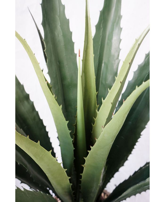 Vintage Home Artificial Faux Real Touch 67" Tall Agave Plant And