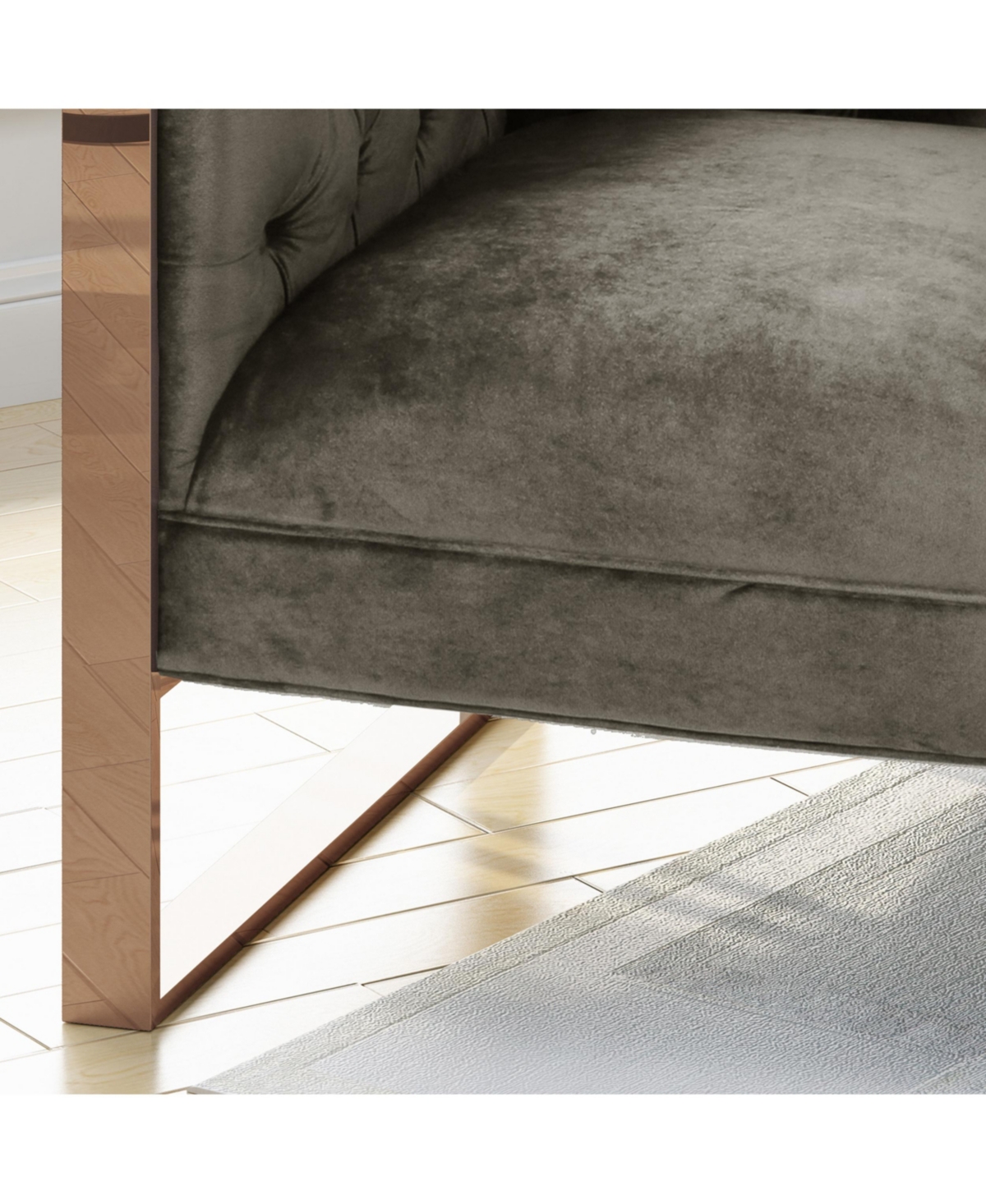 Noble House Lorelei Club Chair In Grey