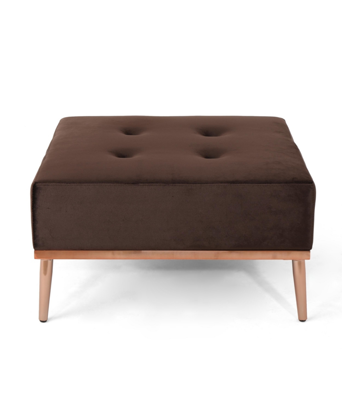 Noble House Amman Ottoman In Chocolate