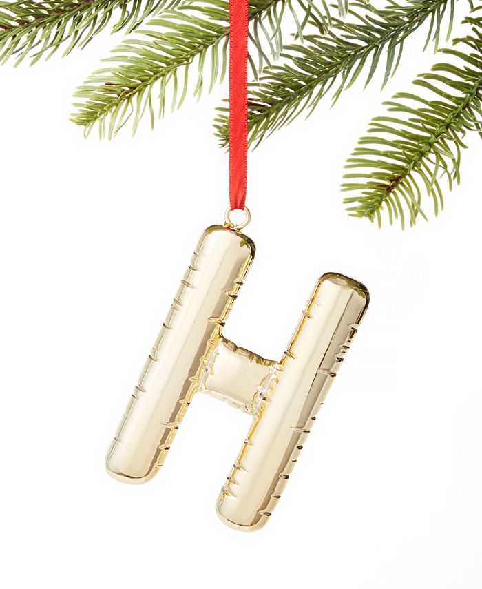 Holiday Lane Initials H Ornament Created for Macy #39 s Macy #39 s