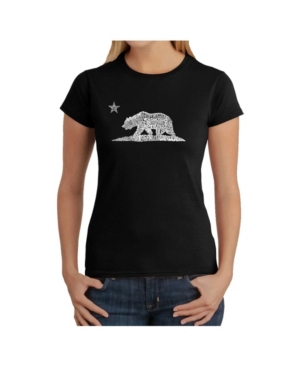 image of Women-s Word Art T-Shirt - California Bear