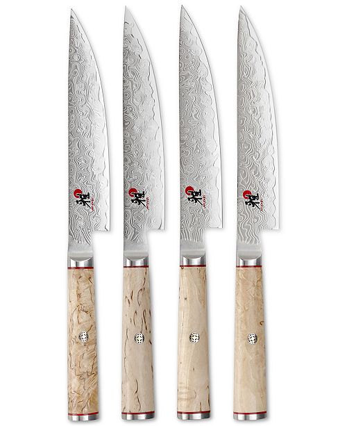 Miyabi Birchwood SG2 Steak Knives, Set of 4 & Reviews Cutlery