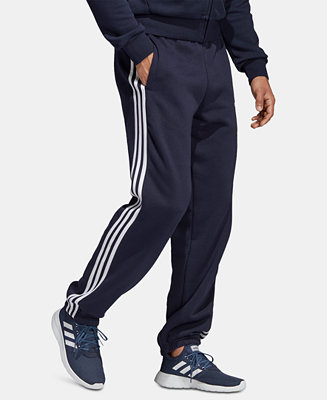 adidas Men's Essentials 3-Stripes Fleece Pants - Macy's