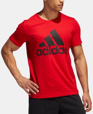 adidas red tee shirt