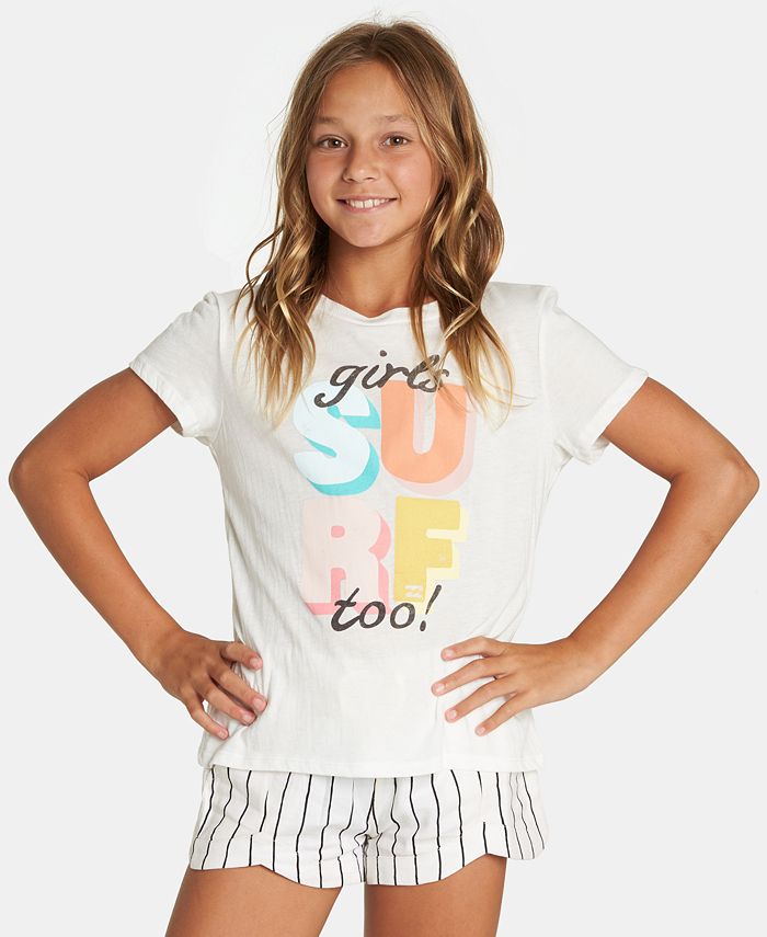 Billabong Big Girls Surf-Print T-Shirt - Macy's
