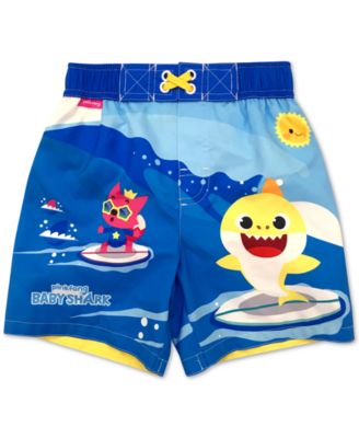 baby shark swim trunks