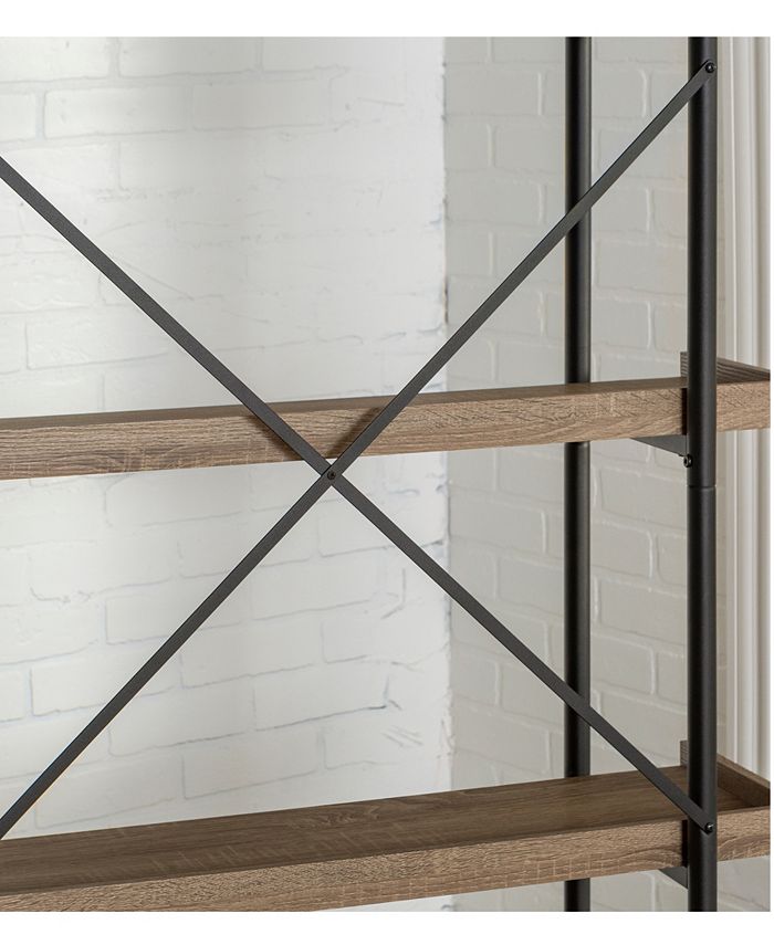 Walker Edison 68" Urban Pipe Bookshelf Driftwood Macy's