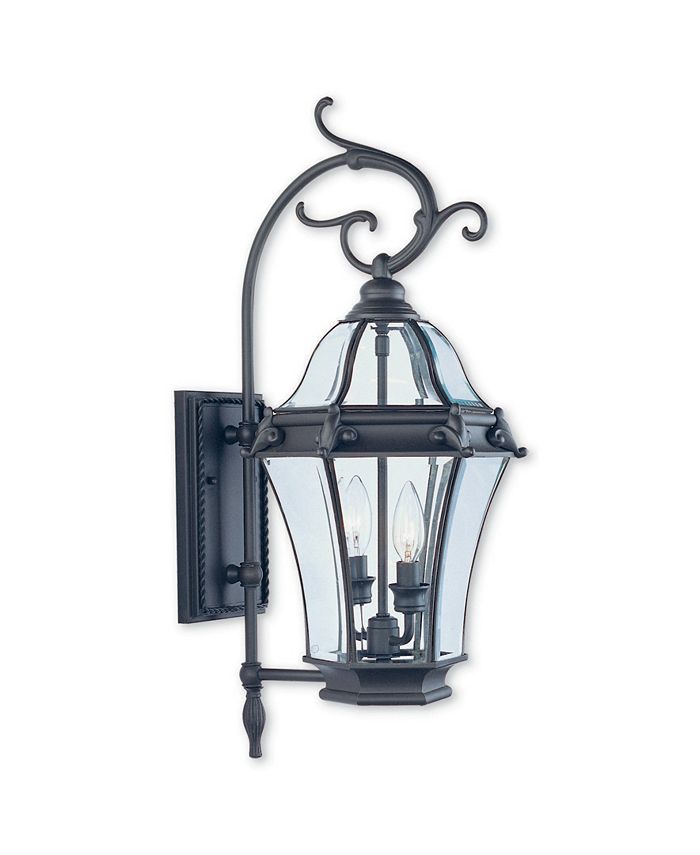 Livex - Fleur de Lis 2-Light Outdoor Wall Lantern